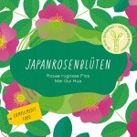 Japanrosenblüten Etikett